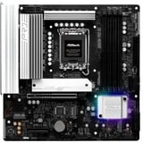 ASRock B860M Pro RS socket 1851 moederbord Zwart/zilver, RAID, 2.5 Gb-LAN, Sound, µATX