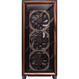 Antec FLUX Pro Noctua edition ATX big tower behuizing Zwart/houtkleur | 3x USB-C | Window