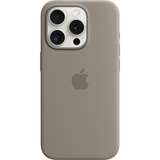 Apple Siliconenhoesje met MagSafe voor iPhone 15 Pro telefoonhoesje bruin