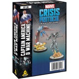 Asmodee Marvel Crisis Protocol: Captain America and War machine Bordspel Engels, uitbreiding, 2 spelers, 90-120 minuten, vanaf 14 jaar