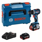 Bosch BOSCH GSR 18V-90 C 2x 5,0Ah        LBOXX schroeftol Blauw/zwart