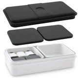 Cloer Lunch Care System - Set 2 lunchbox Wit/grijs, 15-delig