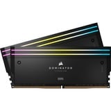 Corsair 64 GB DDR5-6600 (2x 32 GB) Kit werkgeheugen Zwart, CMP64GX5M2X6600C32, Dominator Titanium RGB, XMP
