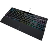 Corsair K70 PRO RGB, gaming toetsenbord Zwart, BE Lay-out, Cherry MX RGB Red, RGB leds, PBT double-shot