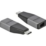 DeLOCK USB-C 3.2 Gen 1 naar Mini DisplayPort adapter Grijs/zwart, 4K 60 Hz