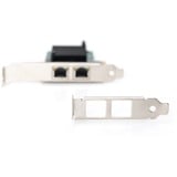 Digitus Gigabit Ethernet PCI Express Card netwerkadapter 2 poorten