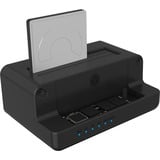 ICY BOX IB-2914MSCL-C31 Dockingstation met clone functie 2,5"/3,5" SATA, M.2 NVMe