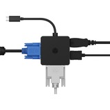 ICY BOX IB-DK1104-C adapter Zwart