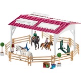 Schleich Horse Club - Ruiterschool met ruiter en paarden speelfiguur 42389