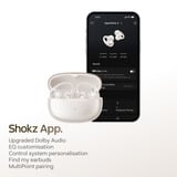 Shokz OpenDots 2 bone conduction headset Zwart, Bluetooth® 6.1
