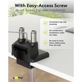 goobay Dual Monitor Mount, 17 tot 32 inch monitorarm Zwart