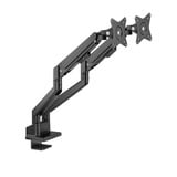 goobay Dual monitorarm Zwart, 17 - 32 inch