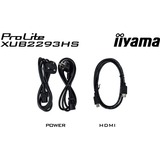 iiyama ProLite XUB2293HS-B6 21.5" monitor Zwart, HDMI, DisplayPort, Audio