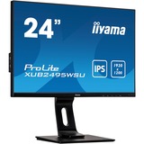 iiyama XUB2495WSU-B3 24" monitor Zwart, VGA, HDMI, DisplayPort, USB, Audio