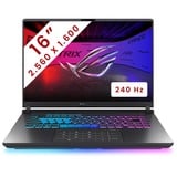 ASUS ROG Strix G16 (G615LR-S5072W) 16"  gaming laptop Grijs | Core Ultra 9 275HX | RTX 5070 Ti | 32 GB | 1 TB SSD | 240 Hz