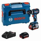 Bosch BOSCH GSB 18V-90 C 2x 4,0Ah LBOXX klopboorschroevendraaier blauw/zwart