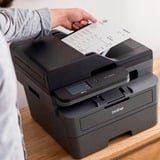 Brother  all-in-one laserprinter met faxfunctie Donkergrijs