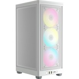 Corsair 2000D RGB Airflow mini tower behuizing Wit | 3x USB-A | RGB