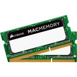 Corsair 8 GB DDR3-1333 Kit laptopgeheugen CMSA8GX3M2A1333C9, Mac, Lite retail