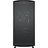 Fractal Design Summit Black TG midi tower behuizing Zwart/houtkleur | 2x USB-A | 1x USB-C | Tempered Glass