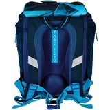 Herlitz SoftLight Plus Space Boy set schooltas Donkerblauw/lichtblauw, inclusief sporttas, brooddoos, 2 buttons en 2 etuis