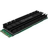 ICY BOX IB-M2HS-701 koellichaam Zwart, ondersteunt M.2 2280 SSD