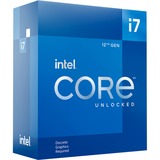 Intel® Core i7-12700KF, 3,6 GHz (4,9 GHz Turbo Boost) socket 1700 processor "Alder Lake", unlocked, Boxed