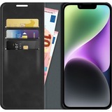 Just in Case iPhone 14 Plus - Wallet Case telefoonhoesje Zwart
