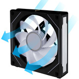Lian Li UNI FAN SL-INFINITY 120 ARGB Reverse Blade case fan Zwart, 3 stuks
