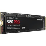 SAMSUNG 980 PRO, 2 TB SSD MZ-V8P2T0BW, PCIe Gen 4.0 x4, NVMe 1.3