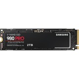 SAMSUNG 980 PRO, 2 TB SSD MZ-V8P2T0BW, PCIe Gen 4.0 x4, NVMe 1.3