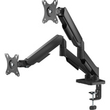 goobay Double Gas Spring monitorarm Zwart, 17 - 32 inch