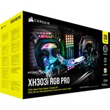 Corsair Hydro X-serie iCUE XH303i RGB PRO gecustomizede koelset waterkoeling Zwart