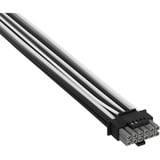 Corsair PCIe 12V-2x6 to PCIe 12V-2x6 600W kabel Zwart/wit, 650 mm