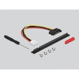 DeLOCK M.2 Key M naar PCIe 3.0 x16 NVMe adapterkabel Zwart, 0,2 meter