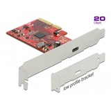 DeLOCK PCIe x4>1x externe USB-C 3.2 Gen 2x2 