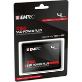 Emtec X150 Power Plus, 4 TB SSD Zwart, ECSSD4TX150, SATA/600, 3D NAND
