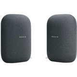 Google Nest Audio - Duo pack luidspreker Grijs, 2 stuks, Bluetooth, WLAN