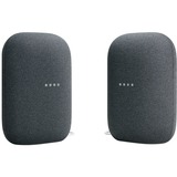 Google Nest Audio luidspreker Grijs, 2 stuks, Bluetooth, WLAN