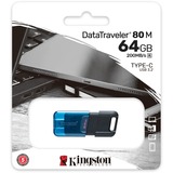 Kingston DataTraveler 80 M 64 GB usb-stick USB-C 3.2 Gen 1