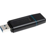 Kingston DataTraveler Exodia 64 GB usb-stick Zwart/turquoise, DTX/64GB