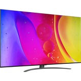 LG 65NANO826QB 65" Ultra HD nano cell-tv Grijs, 4x HDMI, 2x USB, Optisch, CI+, Bluetooth, LAN, WLAN, HDR