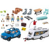 PLAYMOBIL Family Fun - Caravan met auto Constructiespeelgoed 71423