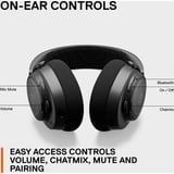 SteelSeries Arctis Nova 7 over-ear gaming headset Zwart, 2,4 GHz, Bluetooth, pc, PlayStation 4, PlayStation 5, Nintendo Switch