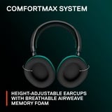 SteelSeries Arctis Nova 7 over-ear gaming headset Zwart, 2,4 GHz, Bluetooth, pc, Mac, PlayStation, Switch, Meta Quest 2, Smartphone