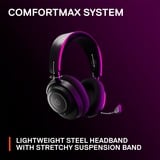 SteelSeries Arctis Nova 7 over-ear gaming headset Zwart, 2,4 GHz, Bluetooth, pc, Mac, PlayStation, Switch, Meta Quest 2, Smartphone