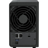 Synology DiskStation DS225+ incl. 2x HAT3300-4T 4 TB nas Zwart, 1x 1GbE LAN, 1x 2.5GbE LAN, 2x USB 3.2 Gen 1