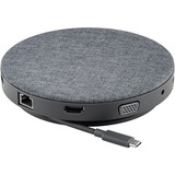 goobay USB-C 11 in 1 Multiport Dock dockingstation Grijs