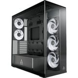 ARCTIC  midi tower behuizing Zwart | 2x USB-A | 1x USB-C | RGB | Window