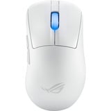 ASUS ROG Keris II Ace gaming muis Wit, 100 - 42.000 dpi, USB, 2,4 GHz, Bluetooth 5.1, RGB leds